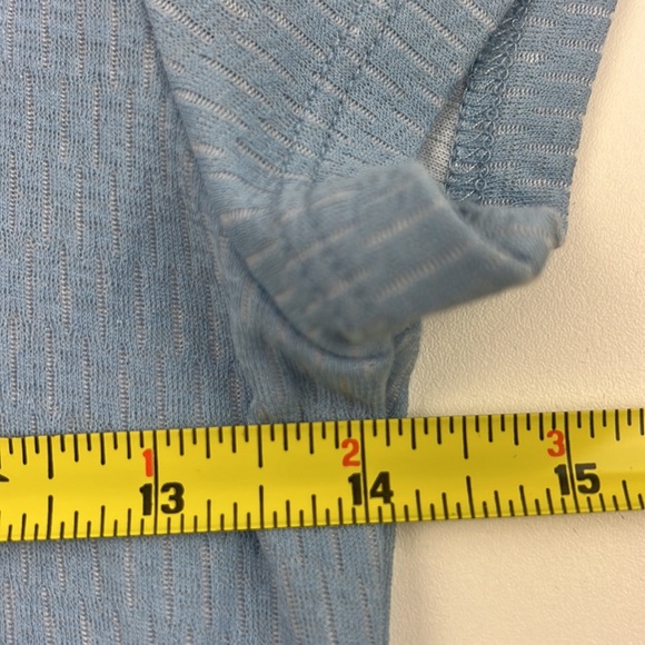 Apee - A Bathing Ape Blue V-Neck Crop Top - Picture 8 of 11